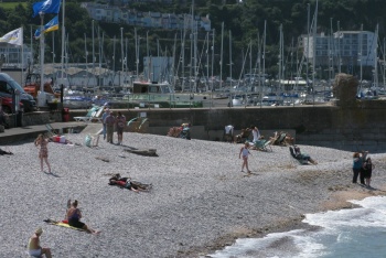Brixham Breakwater Beach, Brixham, South Devon