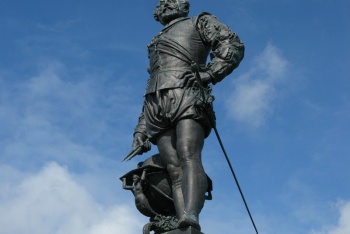 Plymouth Sir Francis Drake Statue, Plymouth, South Devon